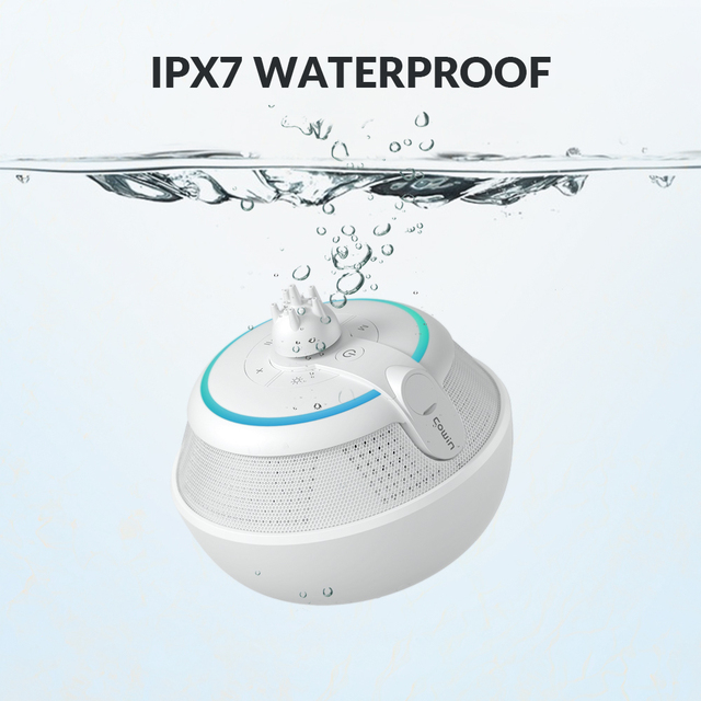 4600mAh Super Large Electric Capacity Sound Floating IPX7 Fountain Speakers Waterproof Led Lights Portable Speaker