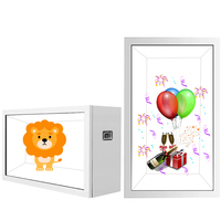 Écran publicitaire LCD transparent couleur pleine de 75 pouces avec CMS basé sur le cloud et installation sur pied/enceinte