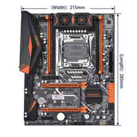 Carte mère HUANANZHI X99-AD4 ATX DDR4 pour ordinateur de jeu, prend en charge la mémoire aux spécifications 2400/2133/1866 MHz