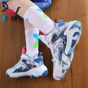 Zapatos de Baloncesto con Estampado de Grafiti de Moda China para Hombre - Product Image 2