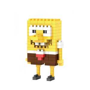 LNO Del Fumetto Micro Blocchi di Costruzione <span class=keywords><strong>Patrick</strong></span> Stella Squidward Gary Diamante SpongeBobed Mini Brick Figrues Giocattoli - Product Image 5