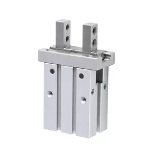 Cilindro de Alibaba pneumaticis MHz, pieza neumática de tipo SMC de, cilindro de abrazadera de riel de guía lineal de dedo neumático