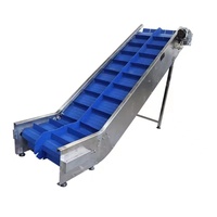 Petite puissance en acier inoxydable PVC caoutchouc systèmes de bande transporteuse prix industriel incliné convoyeur à bande machine convoyeurs à bande