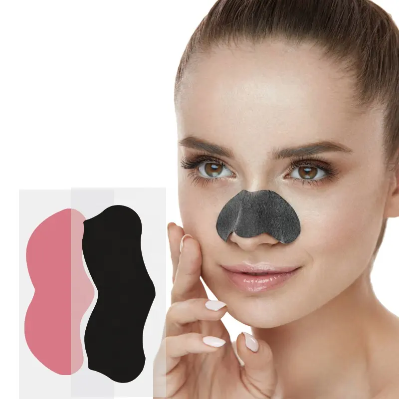 Patch nez beauté bandes émaillées de points noirs masque de nez points noirs enlever l'acné points noirs dissolvant clair bandes de nez de tête noire