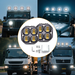 Projecteur <span class=keywords><strong>LED</strong></span> bicolore 3 pouces 40W pour voiture, camion, VTT, moto 12V 24V, étanche, lumière <span class=keywords><strong>de</strong></span> travail tout-terrain, phare antibrouillard - Vente chaude - Product Image 4