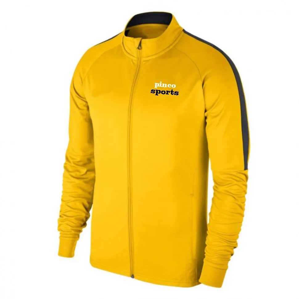Terno jaqueta de futebol personalizado, roupa esportiva quente para adulto slim fit de treinamento de futebol