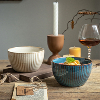 Kinglang — bol à nouilles pour la maison et le restaurant, en céramique, service de vaisselle