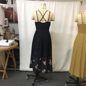 Maxi Vestido Elegante de Dama Estilo Vintage Occidental y Casual con Estampado Sólido de Impresión Digital - Product Image 6