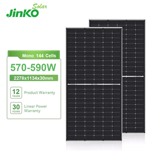 แผงโซลาร์เซลล์แบบ N-Type 590W กระจกสองชั้น 585W ผลิตในจีน แบบ Half Cell 575W & 580W สำหรับแผงโซลาร์เซลล์แบบโมโน 600w - Product Image 4