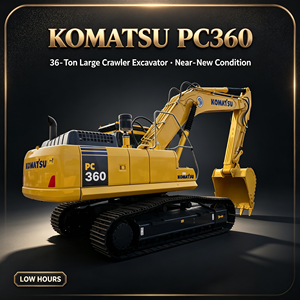Excavatrice sur chenilles lourde Komatsu PC360 d'occasion, d'origine japonaise, 36 tonnes, PC360-7, pelle hydraulique, machine de construction minière d'occasion - Product Image 1