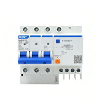 Disjoncteur différentiel CHNT RCBO CHINT NXBLE-32 1P+N C6A 30mA 2P 3P 4P 10A 16A 20A 25A 32A 6kA à prix abordable pour la protection contre les courants résiduels