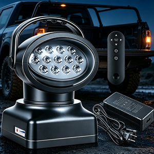 Nouveau projecteur LED rechargeable 50W 12V avec télécommande, étanche IP66, magnétique, pour camion, tout-terrain, 4x4, bateau - Product Image 1