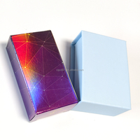 Autocollants holographiques étanches personnalisés avec logo de marque BL-007, impression 3ml, étiquettes pour flacons 3ml et 10ml, et boîte en papier