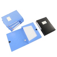 Affisture A4 Pp couleur unie haute qualité pliable boîte à documents en plastique dossier pour papeterie de bureau