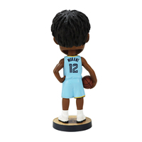 Statuetta Personalizzata Cantante Rock Modello in Resina Bobble Head Fatta a Mano Decoupage Souvenir Decorazione da Scrivania Regalo per Bambini