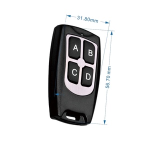 YET005 Control Remoto Universal de Fábrica 433mhz para Portones, Código de Aprendizaje 1527, ABS, 4 Botones para Acceso a Barreras y Portones - Product Image 3