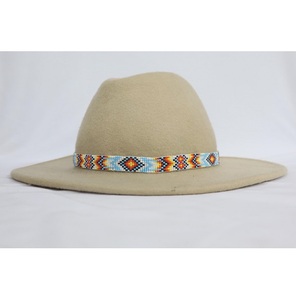 สายรัดหมวกลูกปัดหรูหราพร้อมลูกปัดหลากสีที่สวยงามทำด้วยมือเพื่อคุณภาพระดับพรีเมียมและสไตล์หมวกที่โดดเด่น - Product Image 5