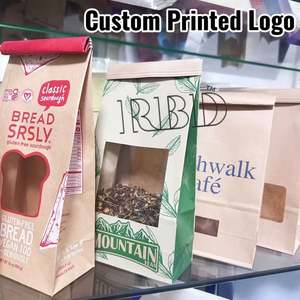 Snacks Tin Ties Kraft Bakery <b>Bags</b> with Window Food Storage Candy Cookies Coffee Bean Standup Nuts Packaging <b>Bags</b> for Dried Fruit - Product Image 3