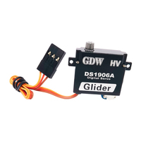 Servomoteur numérique miniature sans noyau GDW DS1906-A en métal pour modèles d'avions RC à voilure fixe
