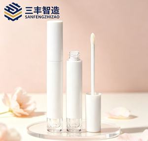 4ml Popular Custom Logo <b>Lip</b> Gloss Tube Screw Cap Cosmetic Lipstick Container Packaging Plastic Wholesale - Product Image 4