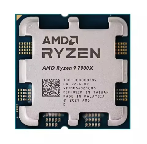 AMD R9 7900X 4.7 GHz 12-Core 24-Thread CPU Processor 5NM L3=64M Socket AM5 New Without Fan AMD CPU