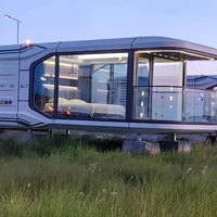 Capsule spatiale modulaire moderne pour les voyages et la vie Capsule spatiale résistante aux intempéries