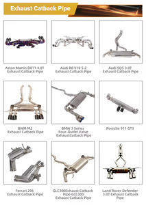 Sistema de Escape Nuevo para Land Rover <span class=keywords><strong>Defender</strong></span> 3.0 T Valvetronic Titanium ABS, Convertidor Catalítico con Acabado Pulido Espejo - Product Image 5