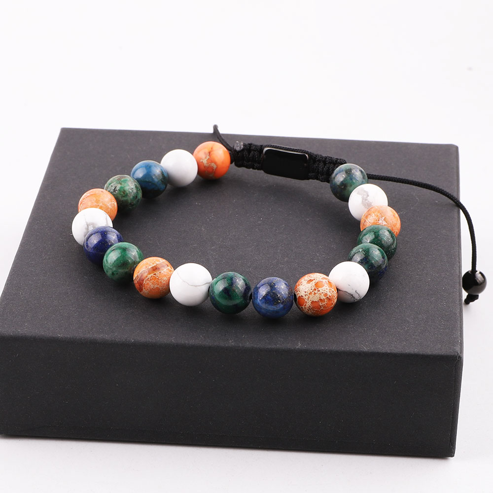 ブレスレット Semi Precious Beads Bracelet #7930 Bracelet - Semi Precious Gemstone Beads (B019) - Etsy
