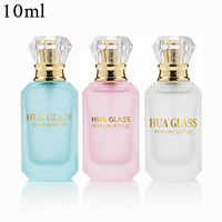 Venta al por Mayor 2026: Botella de Perfume Octogonal de Vidrio de 10 ml, Tamaño de Bolsillo, con Tapa Facetada Transparente, Logotipo Personalizado OEM Disponible