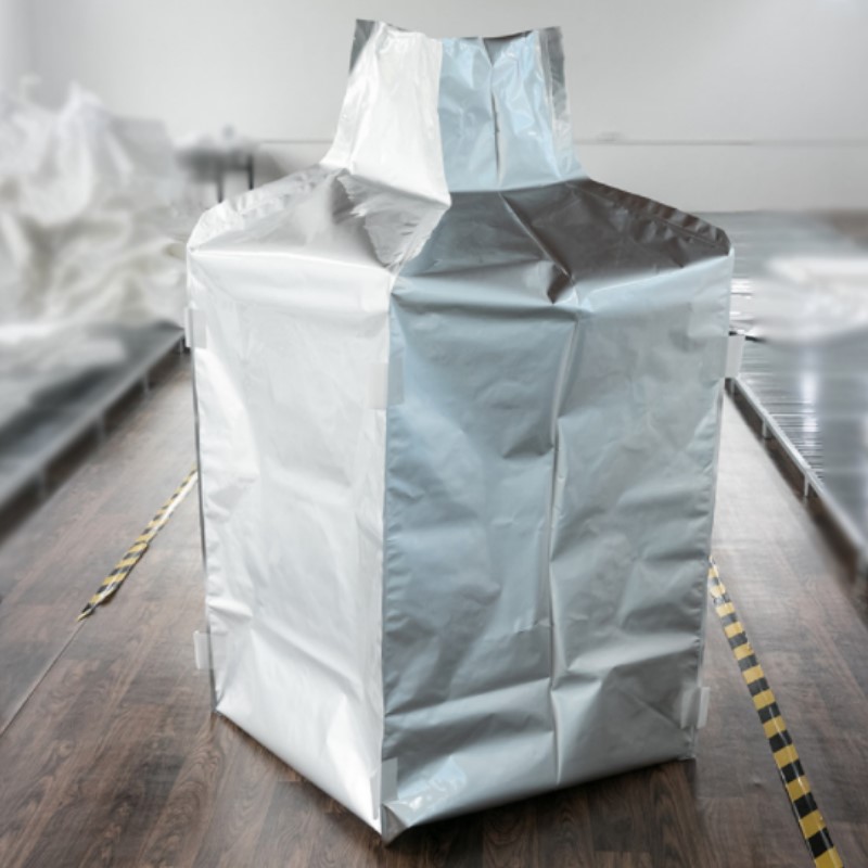 Jumbo Alumninum Foil Nylon Bags, Jumbo foil cover Bag, Bulk Aluminum Foil liner, stand up Container ton bags
