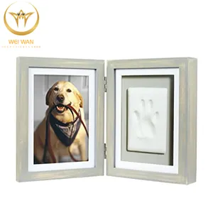 Fotos de cachorro ou gato de estimação, fotos comemorativas 4x6 com argila kit de impressão