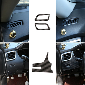 Pour X-Trail 2014 à 2018, véritable fibre de carbone souple, accessoires intérieurs de voiture, kits de décoration, autocollants - Product Image 6