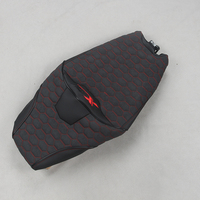 Housse de Selle en Cuir Fibre de Carbone Daim Brodée Logo Personnalisé OEM GANE, Accessoire Moto Adapté au Honda XADV