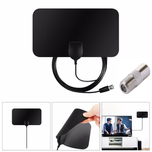 <span class=keywords><strong>Antenne</strong></span> <span class=keywords><strong>TV</strong></span> numérique 4K 150 Miles Booster DVB-T <span class=keywords><strong>Antenne</strong></span> HD plate intérieure active 28DBi à gain élevé pour boîtier <span class=keywords><strong>TV</strong></span> VHF UHF Réglage plat - Product Image 4