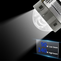 K2 Nouveauté 3 pouces 150w 15000lm 6000k Double lentille de projecteur Bi LED à faisceau haut/bas non destructif RHD LHD