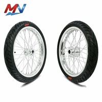 Nouveau jeu de roues Supermoto CNC 17 pouces pour Light Bee Talaria, 1.60 2.15, argent, pour pneus avant et arrière, kit de moto électrique tout-terrain