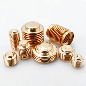 China Supplier Hydro Formed Seamless Expansion Copper Brass Bellows