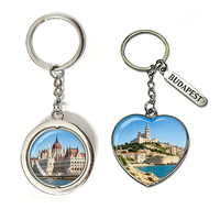 Porte-clés personnalisé avec logo de Croatie, souvenir de Croatie, porte-clés en métal, porte-clés Croatie