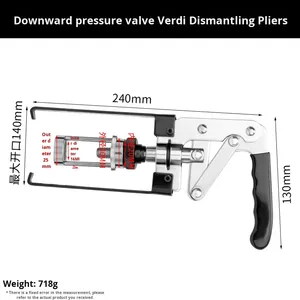 Không có tháo gỡ áp lực-loại van mùa xuân Kìm để loại bỏ/thay thế van dầu con dấu tự động sửa chữa công cụ sản xuất tại Trung Quốc - Product Image 5