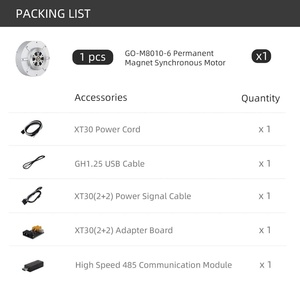 GO-M8010-6 High Performance Servo Brushless <b>Stepper</b> DC <b>Motor</b> High Precision Metal Bionic Robot Joint <b>Motor</b> Vehicles Remote - Product Image 4