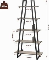 Étagère en bois de rangement pour maison facile à utiliser étagère de rangement en bois noir pliée robuste et durable étagère de rangement en bois de bambou