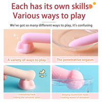 10 Modi USB-Aufladbarer Mini-Vibrator G-Punkt-Stimulator Klitoris Erotischer Weiblicher Masturbator Vibrator Sexspielzeug für Frauen Erwachsene 18+