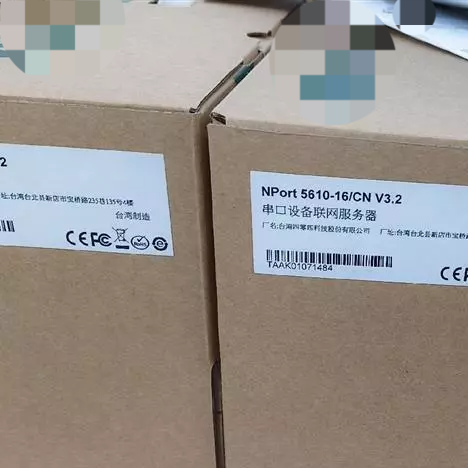 New in Box NPORT 5610-16 NPORT5610-16 Serial Device Server Expedited Shipping 1-year Warranty Industrial Control PLC