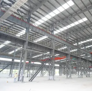 Atelier préfabriqué usine de sucre structure en acier ateliers d'usine industrielle lourde transformation de canne hangar