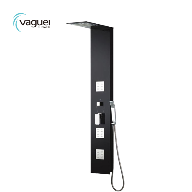 Закаленное стекло black jet массаж ванная душевая панель