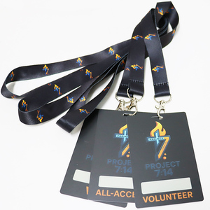 Kofei Cheap Price VIP ID Badge Business Card Backstage Passes Entry Access Card With Lanyard