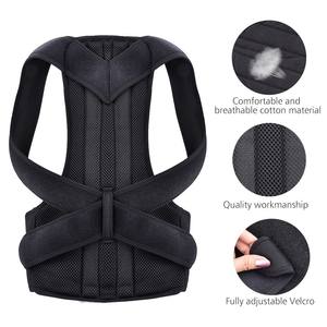 Chifory Adjustable Elastic Breathable <b>Back</b> Posture Clavicle Support <b>Brace</b> with Padded Cushions Lumbar Support - Product Image 6
