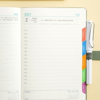 Carnet de gestion du temps 2027 - Nouveau carnet de planification épais pour les notes
