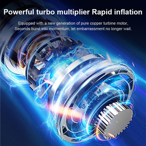 12V 150psi <span class=keywords><strong>Mini</strong></span> gonfleur de pneu rechargeable sans fil compresseur d'air de voiture pompes à vélo portables pompe à air pour motos voiture vélo - Product Image 5