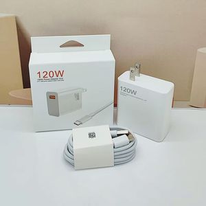 Cargador de Pared USB de Carga Súper Rápida de 120W, Adaptador de Corriente con Cable USB de 6A para Xiaomi, Precio al por Mayor - Product Image 1